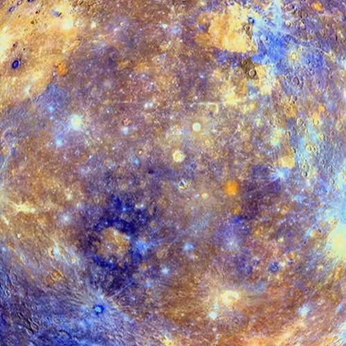 Close up view of Mercury